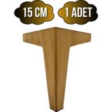 DS Yapı Serçe Düz 15CM Plastik Ayak Mobilya Masa ve Dolap AYAĞI(15CM)(MEŞE) - 15cm - 1 ADET