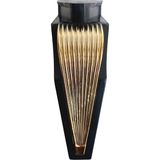 DS Yapı Stil 15CM Plastik Ayak Mobilya Masa ve Dolap Ayağı(Kahverengi-Beyaz-Siyah Altın 15CM) - Siyah - Gold