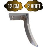 DS Yapı Yay Krom 12CM Metal Ayak Masa Dolap ve Mobilya AYAĞI(KROM)(12CM)(METAL) - 12cm - 2 ADET