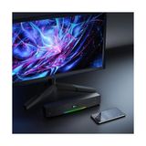 DS109 10W Bluetooth Kablosuz Rgb Aydınlatmalı Hoparlör - Masaüstü, Pc, Tv, Laptop Uyumlu, Usb/sd Kart/aux Girişi, 360° Surround Ses, Mikrofonlu Taşınabilir Soundbar Siyah - Option-1