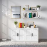 DSD204-Beyaz 4 Kapaklı Dosya Dolabı