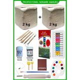 DSH Doğal Seramik Hamuru 4 kg Seramik Hamuru , Kil Çamuru Seti, Doğal Oyun Hamuru, Ebeşuar, Kil Hamuru