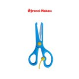 DSH Doğal Seramik Hamuru Öğrenci Çocuk Okul Etkinlik Makası, Karton Resim Mavi Makas, blue student scissors