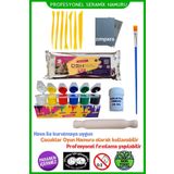 DSH Doğal Seramik Hamuru Seramik Hamuru Başlangıç Seti 10 Ebeşuar, 1000gr Beyaz Doğal Kil, Aile Anne Çocuk Atölye Etkinliği
