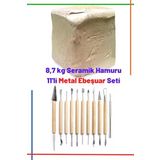 DSH Doğal Seramik Hamuru Seramik Hamuru Modelaj Ebeşuar Seti Kil Çamuru Profesyonel Başlangıç Seti Natural Clay Pottery Tools