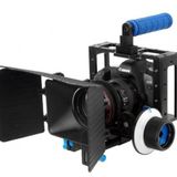 DSLR için Camera Cage + Follow Focus + Matte Box