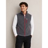 Dsnm Füme Kırmızı Fermuarlı Polar Yelek 3 Cepli Slim Fit Anti Pilling Tüylenme Yapmaz Hava Geçirmez Soft Shell Polar Yelek