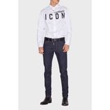 Dsquared2 Cool Guy Streç Pamuklu Skater Skinny Fit Jeans Erkek Kot Pantolon S79LA0054 S30595 470 - Lacivert - 56