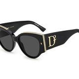 Dsquared2 D2 0032/S Siyah Asetat Havana Erkek Güneş Gözlüğü