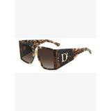 Dsquared2 D2 0096/S Leopar Kelebek Kadın Güneş Gözlüğü