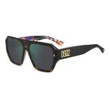 Dsquared2 D2 0128/S 2VM58MT Green Sp Erkek Güneş Gözlüğü