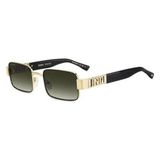 Dsquared2 D2 0156/S Col 0NZ9K 54-22-145 Unisex Güneş Gözlüğü - siyah-altın