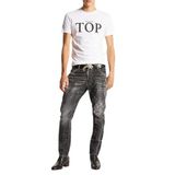 DSQUARED2 Erkek Gri Streç Pamuklu Skinny Fit Jean Pantolon