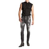 DSQUARED2 Erkek Streç Pamuklu Skinny Fit Jean Pantolon, Siyah, 50 Beden