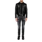 DSQUARED2 Erkek Streç Pamuklu Skinny Fit Jean, Siyah, 50 Beden