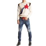 DSQUARED2 Erkek Streç Pamuklu Slim Fit Jean, Lacivert, 48 Beden