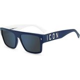 Dsquared2 Icon 0003/S (0ju/xt) 56 | Unisex Güneş Gözlüğü - Lacivert