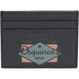 Dsquared2 Lacivert Erkek Deri Kartlık - Standart