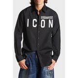 Dsquared2 Pamuklu Regular Fit Gömlek Erkek Gömlek S79DL0026 S36275 900 - 48 - Siyah