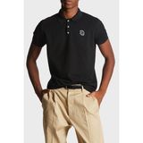 Dsquared2 Pamuklu Slim Fit Polo Yaka T-Shirt Erkek Polo Yaka T-Shirt S74GL0078 S22743 900 - Siyah - 2XL