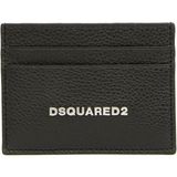 Dsquared2 Siyah Logo Detaylı Erkek Deri Kartlık - Standart