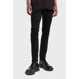 Dsquared2 Streç Pamuklu Düşük Bel Skinny Skater Jeans Erkek Kot Pantolon S74LB1137 S30733 900 - 56 - Siyah