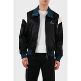 Dsquared2 Streç Pamuklu Regular Fit Dik Yaka Renk Bloklu Ceket Erkek Ceket S74AM1457 S78101 900 - Siyah - 48