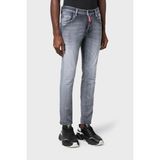 Dsquared2 Streç Pamuklu Skinny Fit Jeans Erkek Kot Pantolon S71LB1339 S30503 900 - 46 - Gri