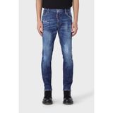 Dsquared2 Streç Pamuklu Skinny Fit Jeans Erkek Kot Pantolon S71Lb1357 S30872 470 - Lacivert - 46
