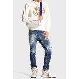 Dsquared2 Streç Pamuklu Skinny Fit Jeans Erkek Kot Pantolon S71LB1365 S30342 470 - 48 - Lacivert