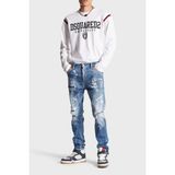 Dsquared2 Streç Pamuklu Skinny Fit Jeans Erkek Kot Pantolon S74LB1443 S30789 470 - 50 - Lacivert