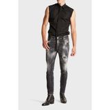 Dsquared2 Streç Pamuklu Skiny Fit Jeans Erkek Kot Pantolon S71LB1373 S30503 900 - Siyah