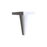 DSYapıAksesuar Beyaz Plastik 14cm Rüzgar Ayak Mobilya Dolap ve Masa Ayağı(Beyaz 14cm)