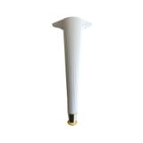 DSYapıAksesuar Desenli 40cm Beyaz Plastik Ayak Mobilya Masa Sehpa Dolap Ayağı(40cm)(BEYAZ ALTIN)