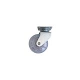 DSYapıAksesuar Düz Tabla Şeffaf Masa Tekeri Sehpa Tekeri(Metal Şeffaf 50x20mm)