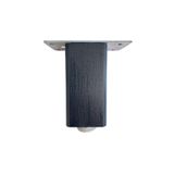 DSYapıAksesuar Kale 10cm Ayarlı Ahşap Ayak Mobilya Masa ve Dolap Ayağı(10cm)(KAYIN/GÜRGEN Ağacı) ANTRASİT