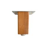DSYapıAksesuar Kale 10cm Ayarlı Ahşap Ayak Mobilya Masa ve Dolap Ayağı(10cm)(KAYIN/GÜRGEN Ağacı) KAYIN