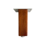 DSYapıAksesuar Kale 18cm Ayarlı Ahşap Ayak Mobilya Masa ve Dolap Ayağı(18cm)(KAYIN/GÜRGEN Ağacı) CEVİZ