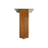 DSYapıAksesuar Kale 18cm Ayarlı Ahşap Ayak Mobilya Masa ve Dolap Ayağı(18cm)(KAYIN/GÜRGEN Ağacı) KAYIN