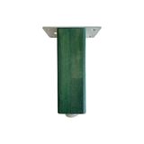 DSYapıAksesuar Kale 23cm Ayarlı Ahşap Ayak Mobilya Masa ve Dolap Ayağı(23cm)(KAYIN/GÜRGEN Ağacı) YEŞİL