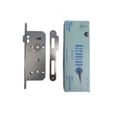 DSYapıAksesuar OVAL 45mm Gömme İç Kapı WC Kilidi Tuvalet ve Banyo Kapısı Kilidi(WC)(18mmx45mm)
