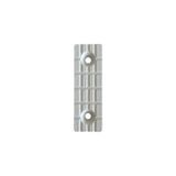 DSYapıAksesuar Plastik Beyaz Baza Papuç Dolap ve Mobilya Ayağı(BEYAZ)(4 ADET)(Boy:5cm En:1,5cm Yük:0,5cm)