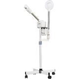 DT-318M Büyüteçli Looplu LED Işıklı Sıcak Buhar Ozonlu Yüz Buhar Makinesi Vapozon - Ayaklı