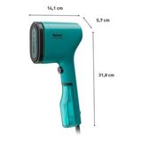 Dt2024 Saf Pop Buharlı Fırça | 1300 W | 70 Ml Su Deposu | Hızlı Isıtma | 20 G/Dak Sürekli Buhar | Petrol Yeşili/Siyah