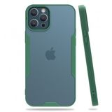 Dtech Apple iPhone 12 Pro Max Platin Tam Koruma Şık Silikon Kapak Kılıf
