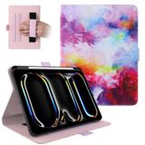 Dteck Apple iPad Pro 11-İnç Kılıf 2024 için Folyo Kılıf - Otomatik Uyku, Stand Oluşturmak için Katlayın, Dahili Kart Yuvaları/Kalem Tutucu, Tam Kapsama Koruyucu PU Deri Sevimli Kapak (Renkli Mor)