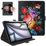 Dteck iPad Air 13 inç Kılıf 2024, iPad Kılıf 12.9 inç Pro 6th/5th/4th/3rd Gen 2022/2021/2020/2018, Premium PU Deri Folyo Standı Kapak Kalem Tutucu Otomatik Uyandırma/Uyku Koruyucu Kılıflar, Şakayık