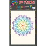 DTF BASKI Mandala Baskı-renkli Mandala-ütü Ile Baskı-transefere Hazır Dtf Baskı