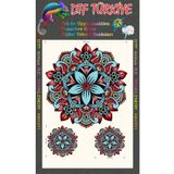 DTF BASKI Mandala Renkli Transfere Hazır - A4 Boyutunda Transfere Hazır Baskı