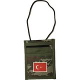 Dts Ipli Askılı Asker Boyun Cüzdanı - Yeşil
